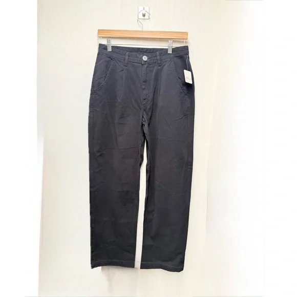 NWT Free People Washed Black Straight Leg Pants, Size 4 - Picture 2 of 9